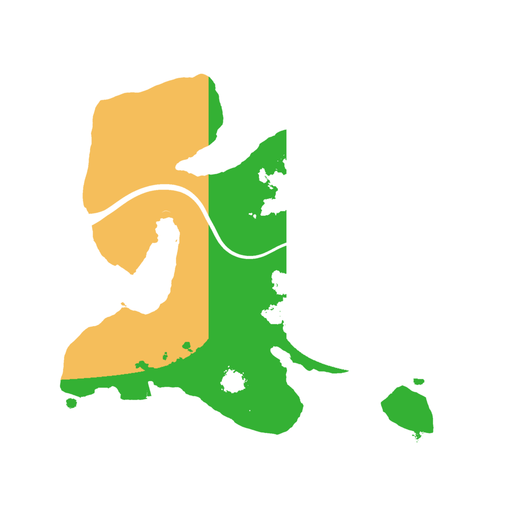 Biome Rust Map: Procedural Map, Size: 2000, Seed: 861655