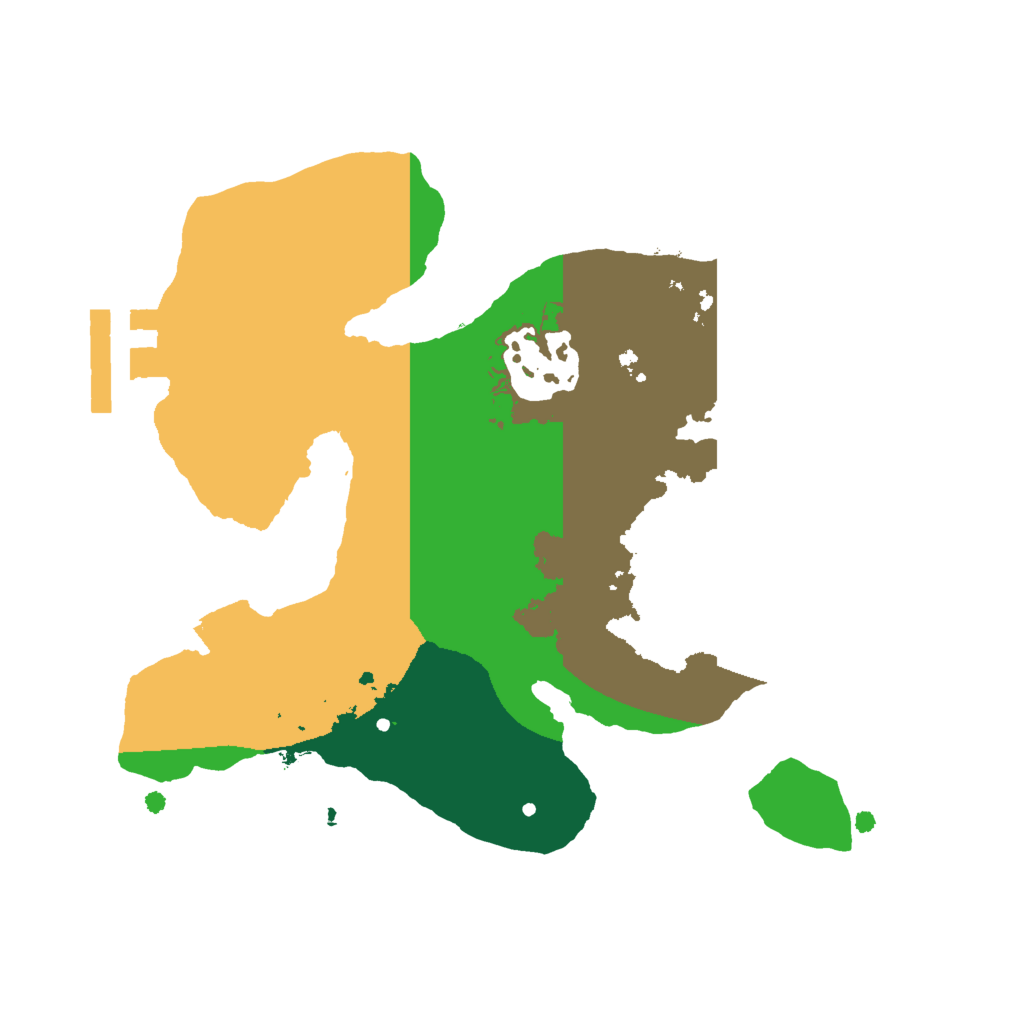 Biome Rust Map: Procedural Map, Size: 2000, Seed: 861655
