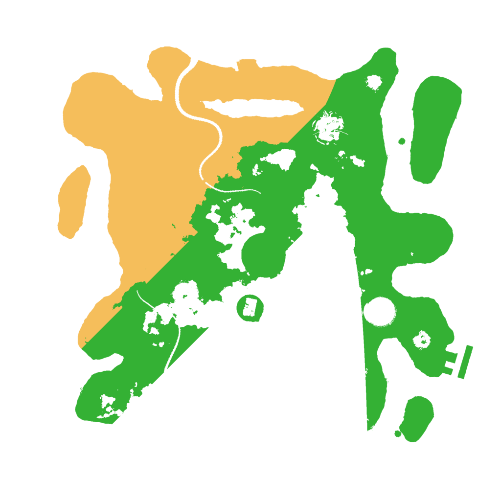 Biome Rust Map: Procedural Map, Size: 3000, Seed: 1609429863