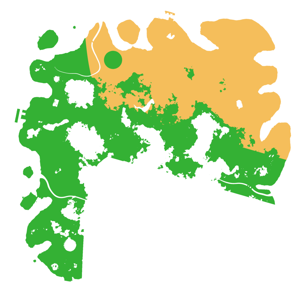 Biome Rust Map: Procedural Map, Size: 4500, Seed: 1760804680