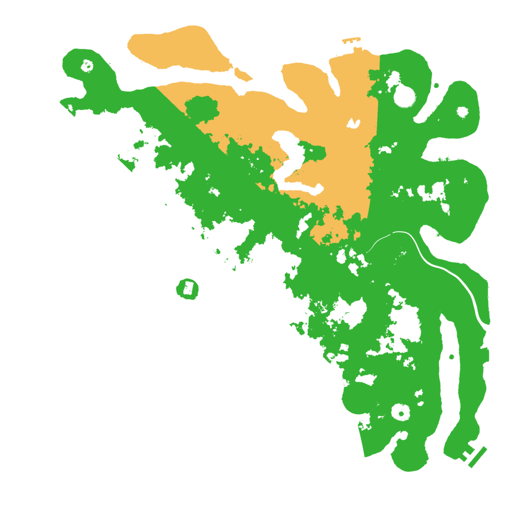 Biome Rust Map: Procedural Map, Size: 4250, Seed: 8357