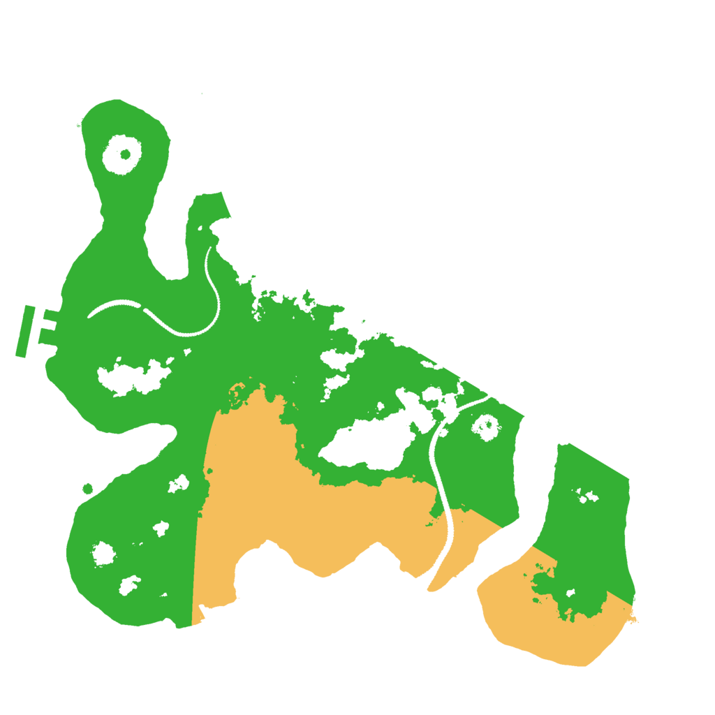 Biome Rust Map: Procedural Map, Size: 2780, Seed: 10501