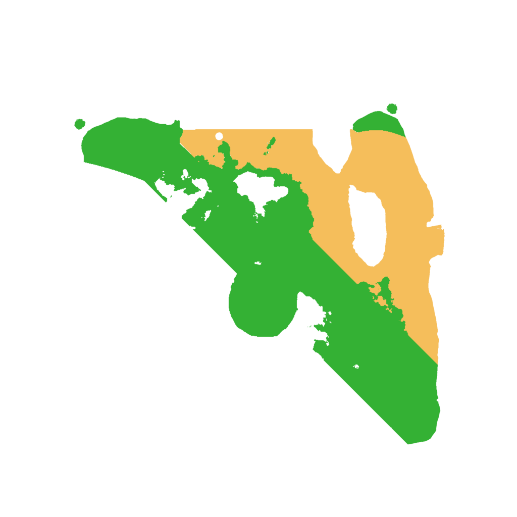 Biome Rust Map: Procedural Map, Size: 2000, Seed: 1277