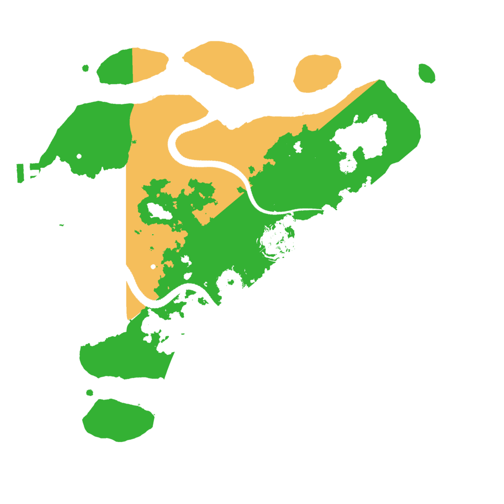 Biome Rust Map: Procedural Map, Size: 3000, Seed: 73654