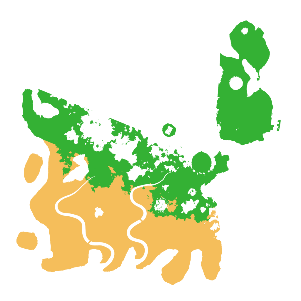 Biome Rust Map: Procedural Map, Size: 4000, Seed: 557