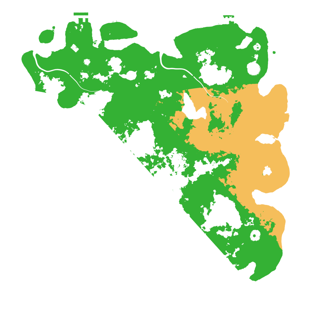 Biome Rust Map: Procedural Map, Size: 4300, Seed: 180562736