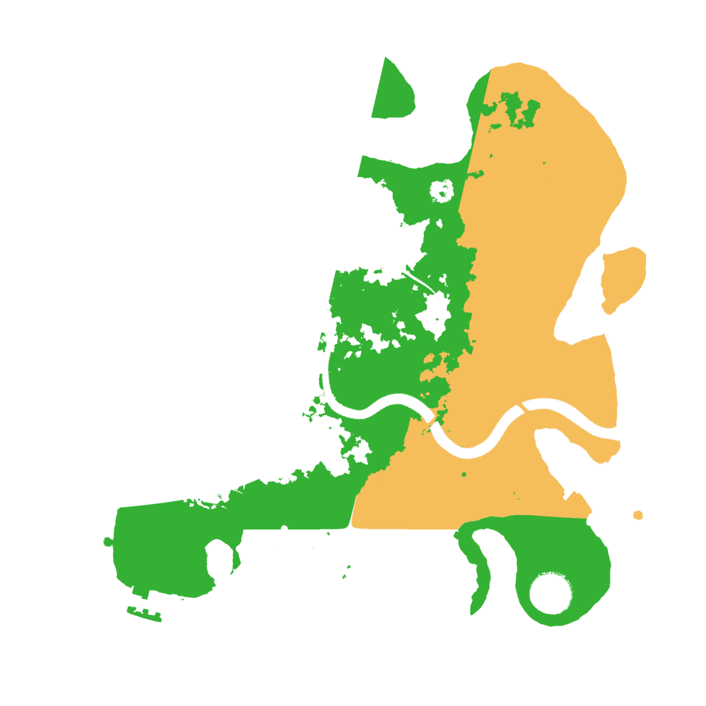 Biome Rust Map: Procedural Map, Size: 3000, Seed: 908633015