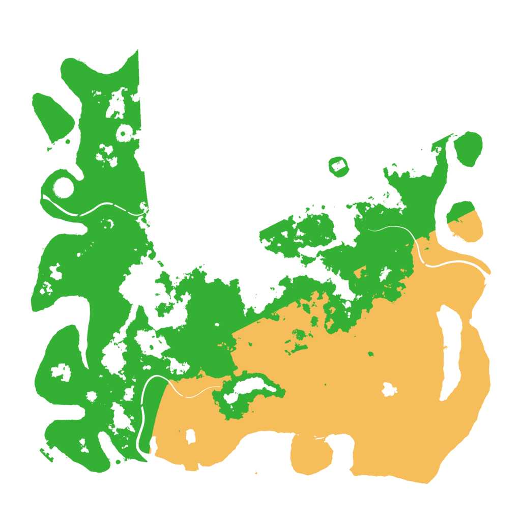 Biome Rust Map: Procedural Map, Size: 4500, Seed: 7114221