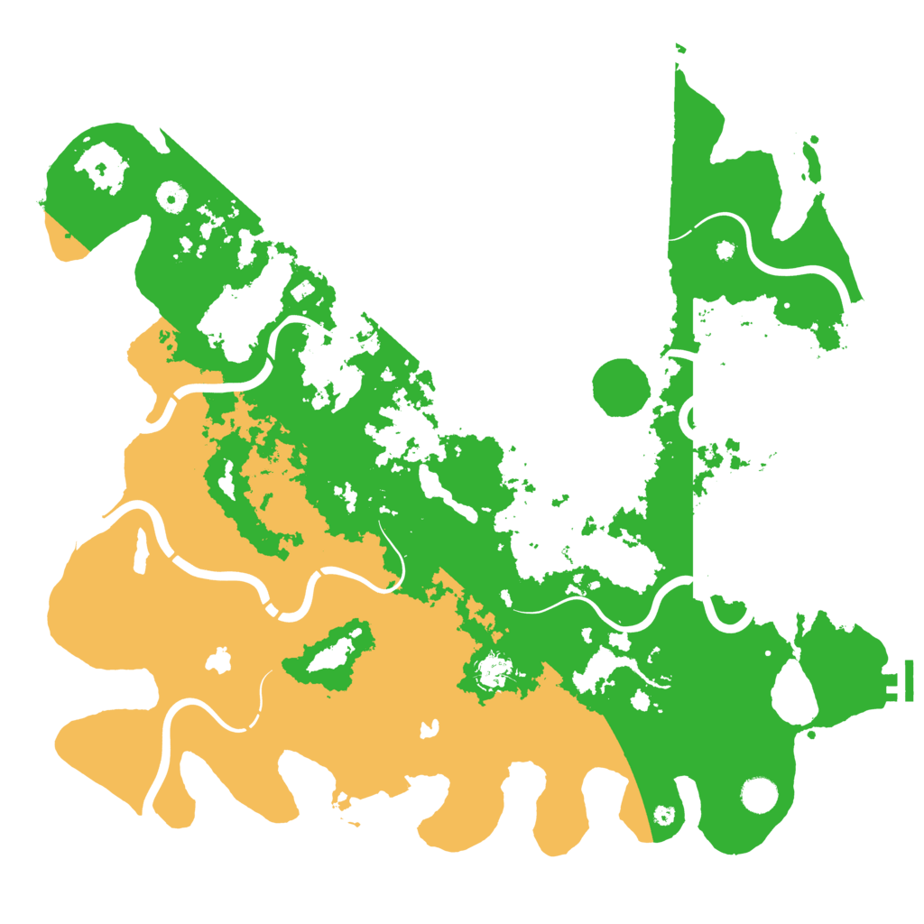 Biome Rust Map: Procedural Map, Size: 4500, Seed: 230325