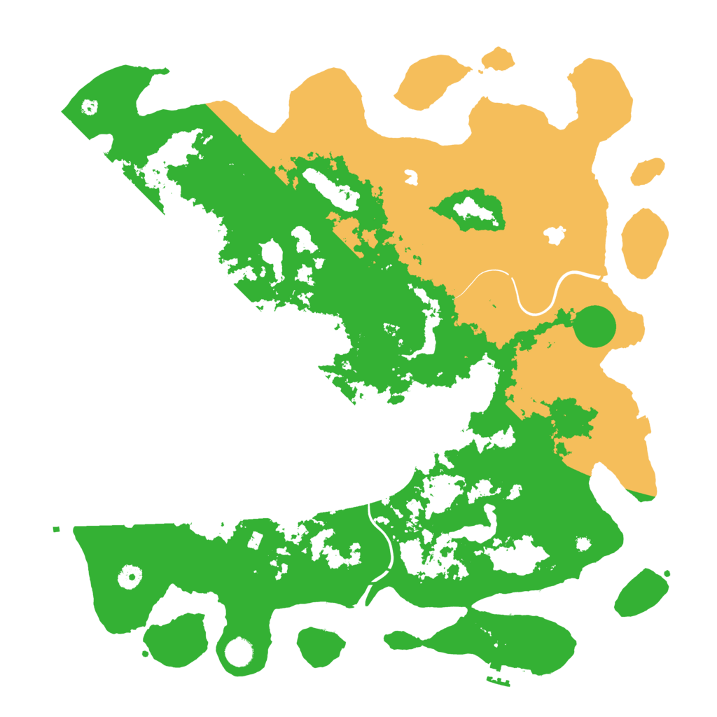 Biome Rust Map: Procedural Map, Size: 4500, Seed: 2025032201