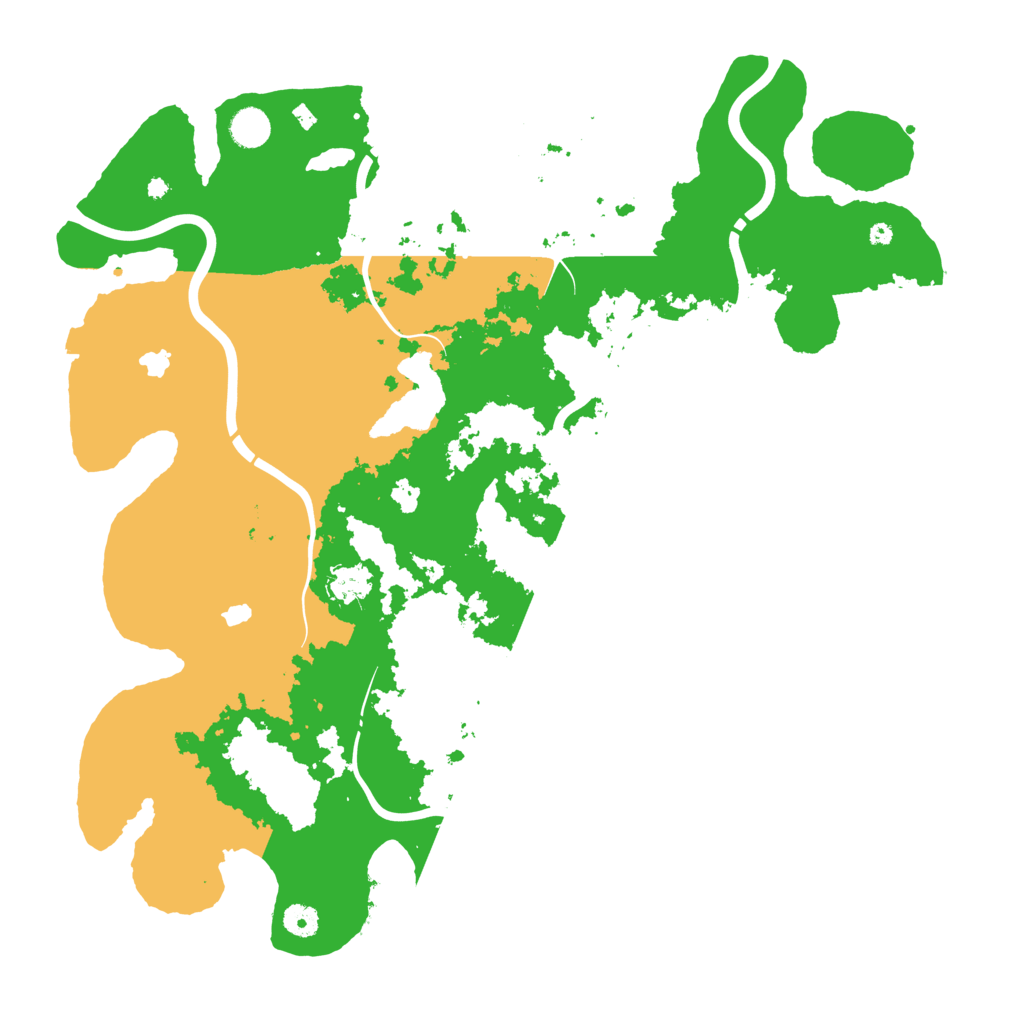 Biome Rust Map: Procedural Map, Size: 4500, Seed: 2138417668