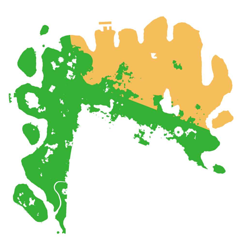 Biome Rust Map: Procedural Map, Size: 4000, Seed: 75623
