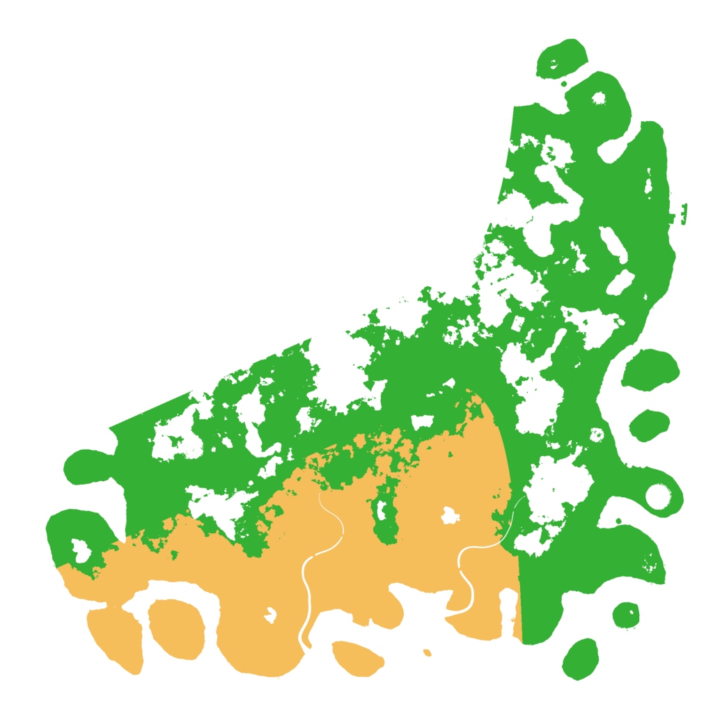 Biome Rust Map: Procedural Map, Size: 5000, Seed: 41608381