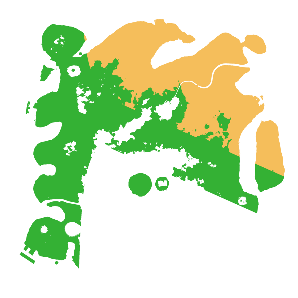 Biome Rust Map: Procedural Map, Size: 3600, Seed: 20250213