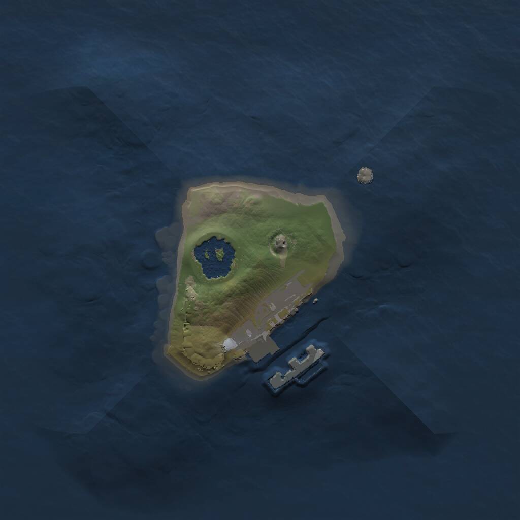 Rust Map: Procedural Map, Size: 1300, Seed: 133454477, 2 Monuments