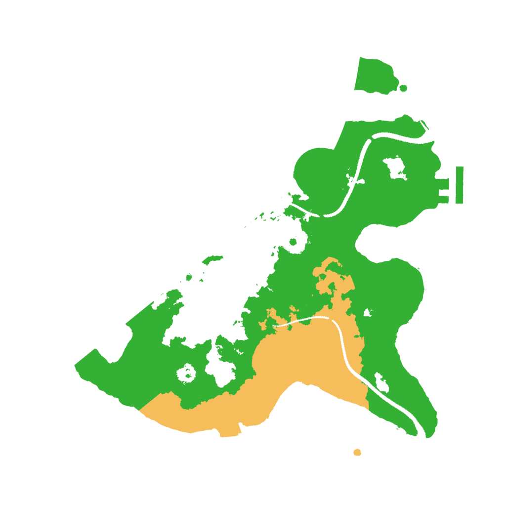 Biome Rust Map: Procedural Map, Size: 2750, Seed: 69078