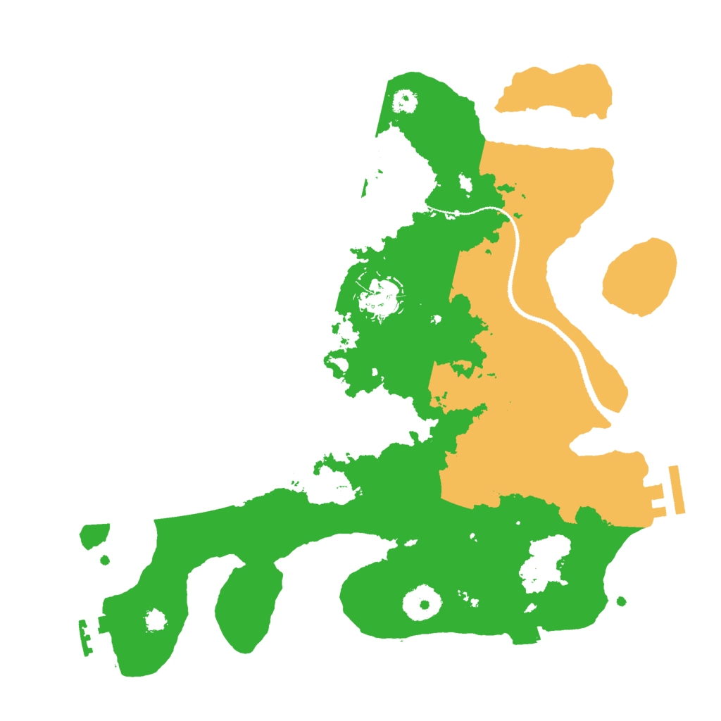 Biome Rust Map: Procedural Map, Size: 3000, Seed: 2775079