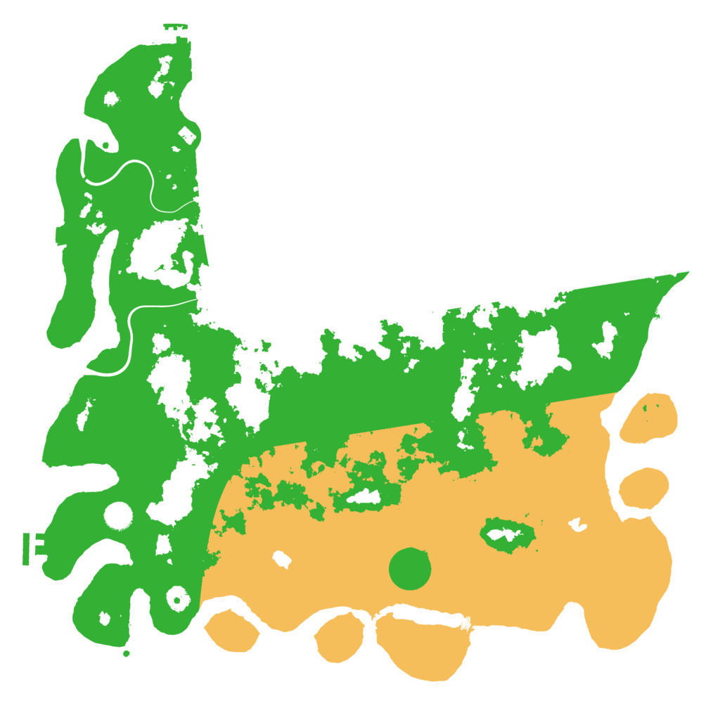 Biome Rust Map: Procedural Map, Size: 4500, Seed: 887192092