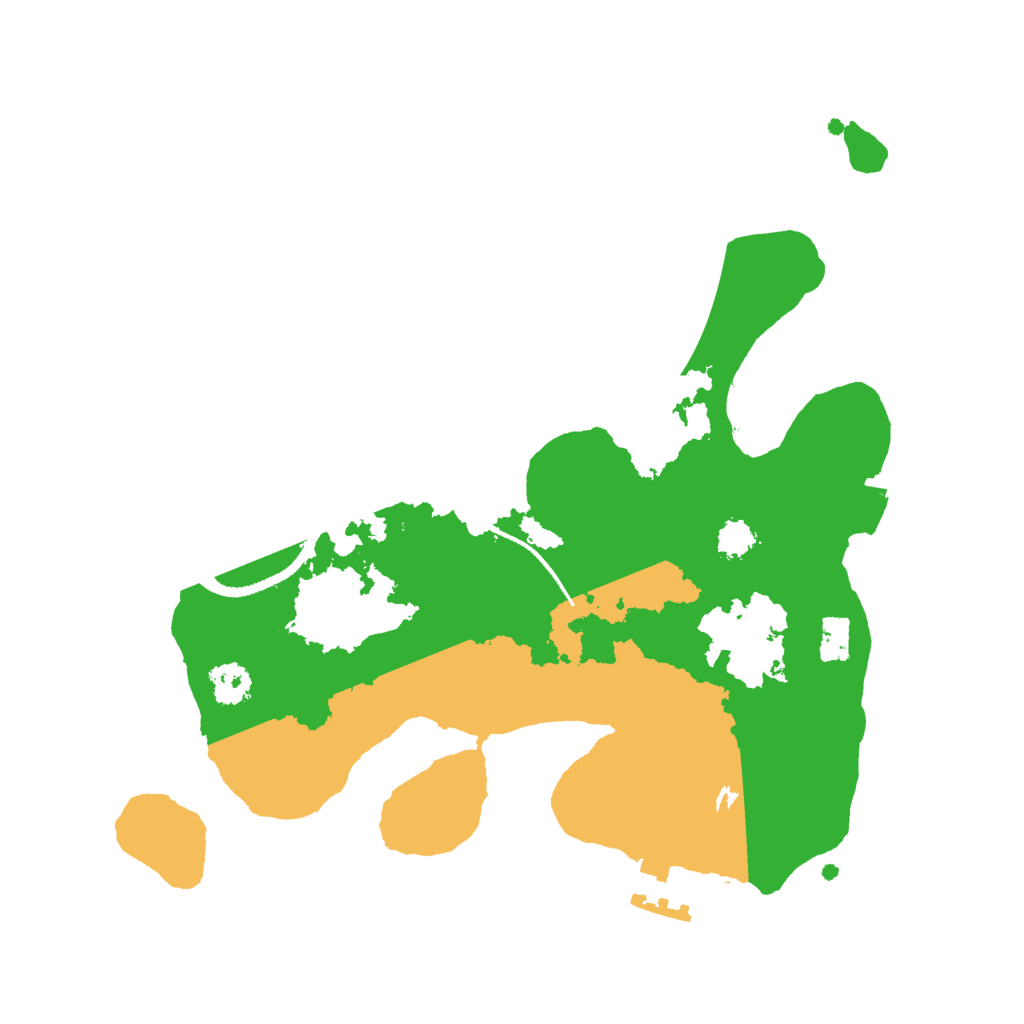 Biome Rust Map: Procedural Map, Size: 2500, Seed: 17762086