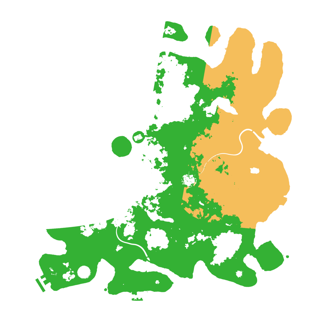 Biome Rust Map: Procedural Map, Size: 4300, Seed: 170000