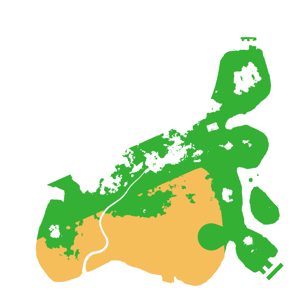 Biome Rust Map: Procedural Map, Size: 3000, Seed: 1555478937