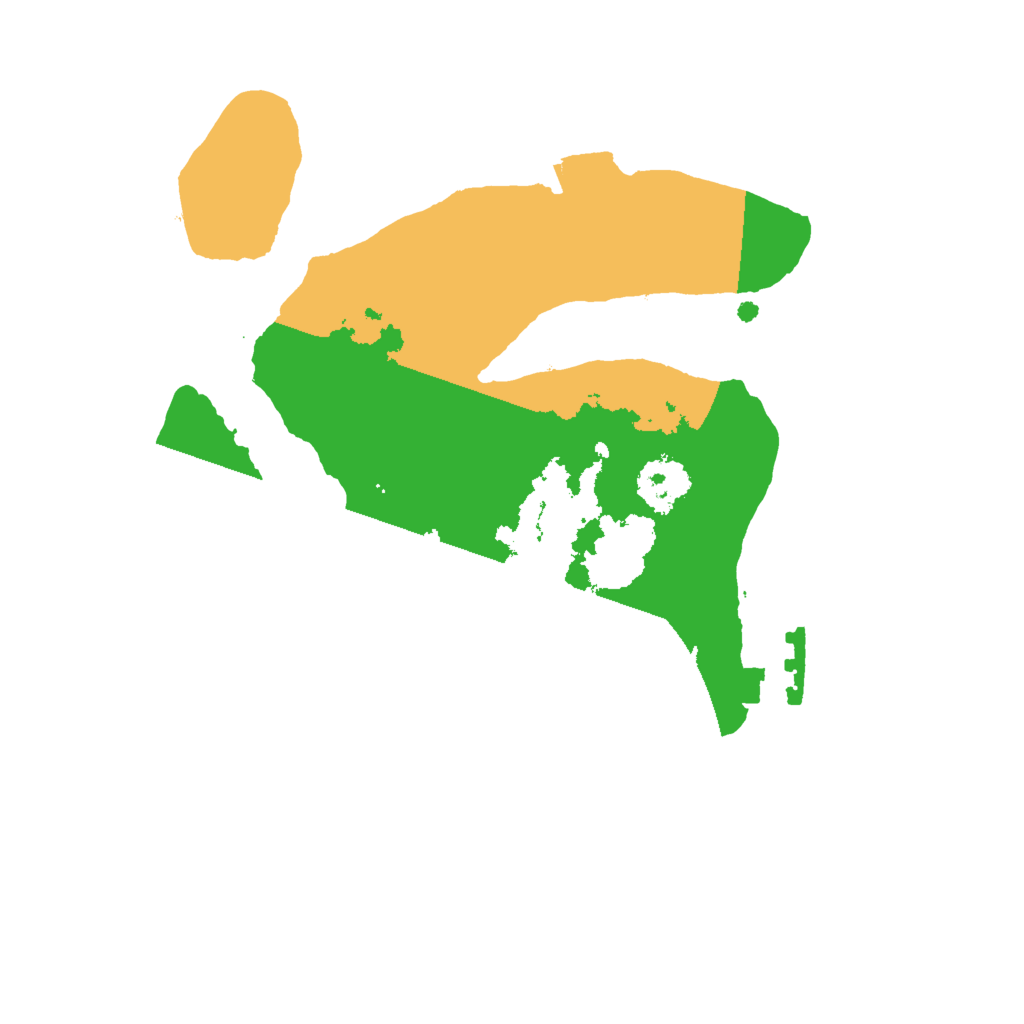 Biome Rust Map: Procedural Map, Size: 2000, Seed: 249097487