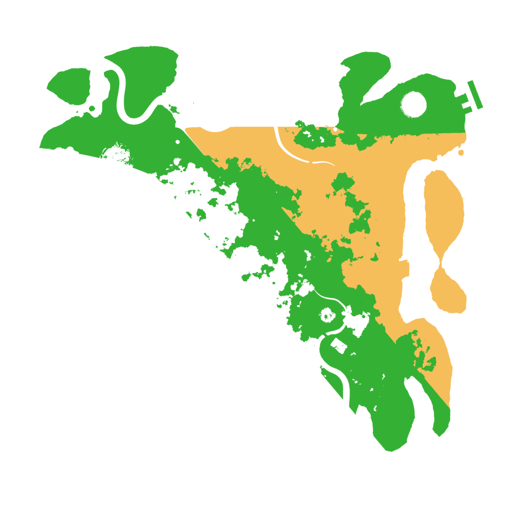 Biome Rust Map: Procedural Map, Size: 3500, Seed: 1057965671