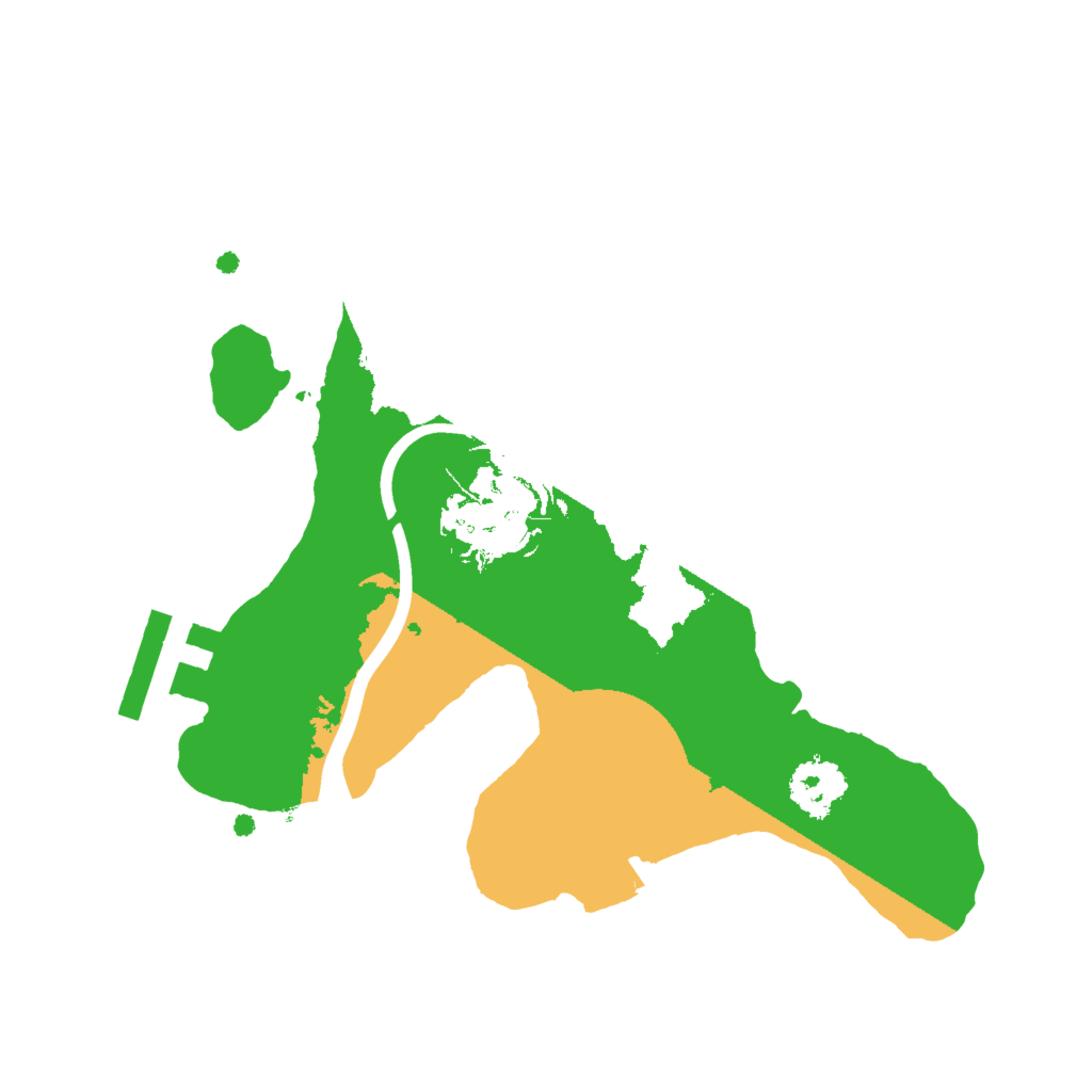 Biome Rust Map: Procedural Map, Size: 2000, Seed: 1501974508