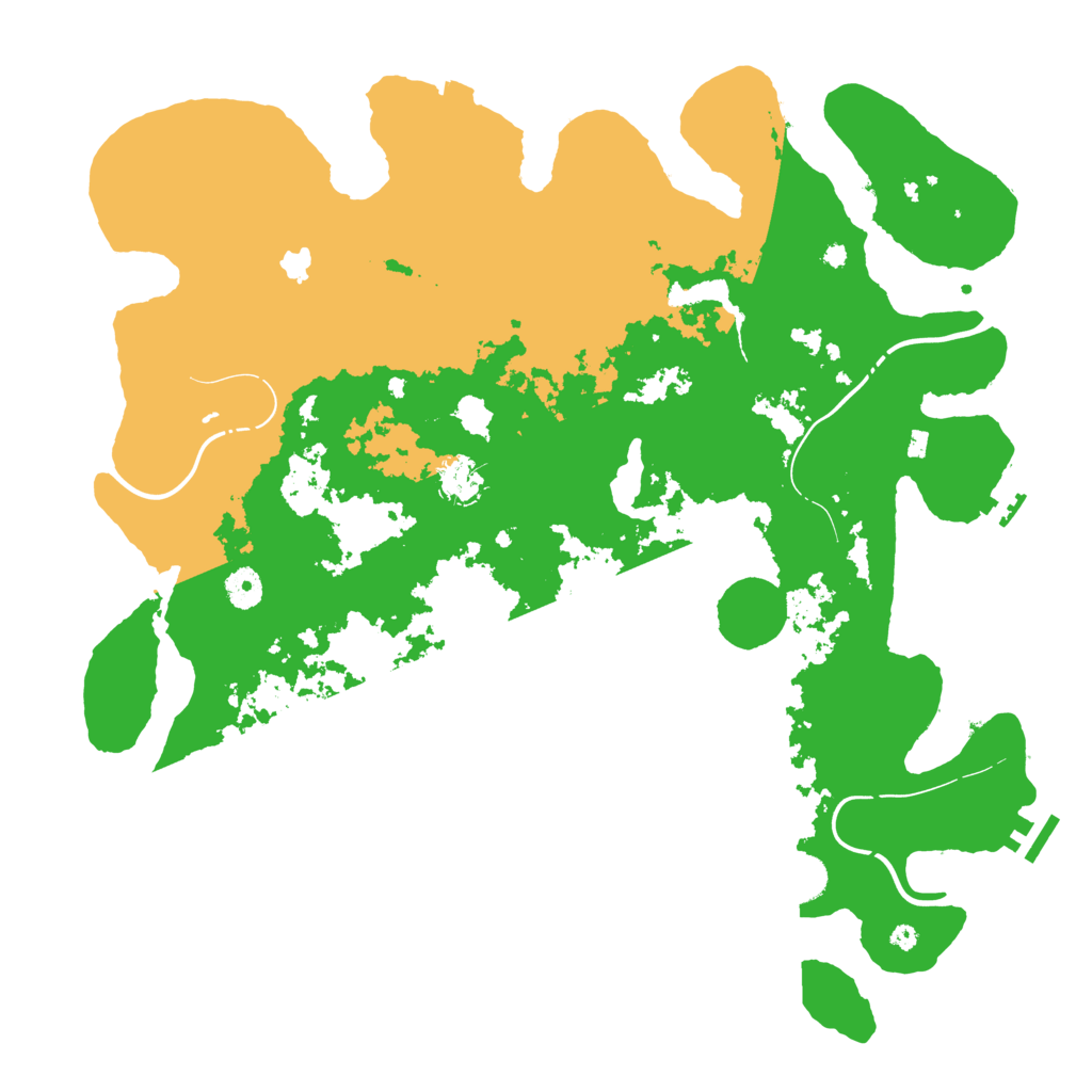 Biome Rust Map: Procedural Map, Size: 4250, Seed: 521814065