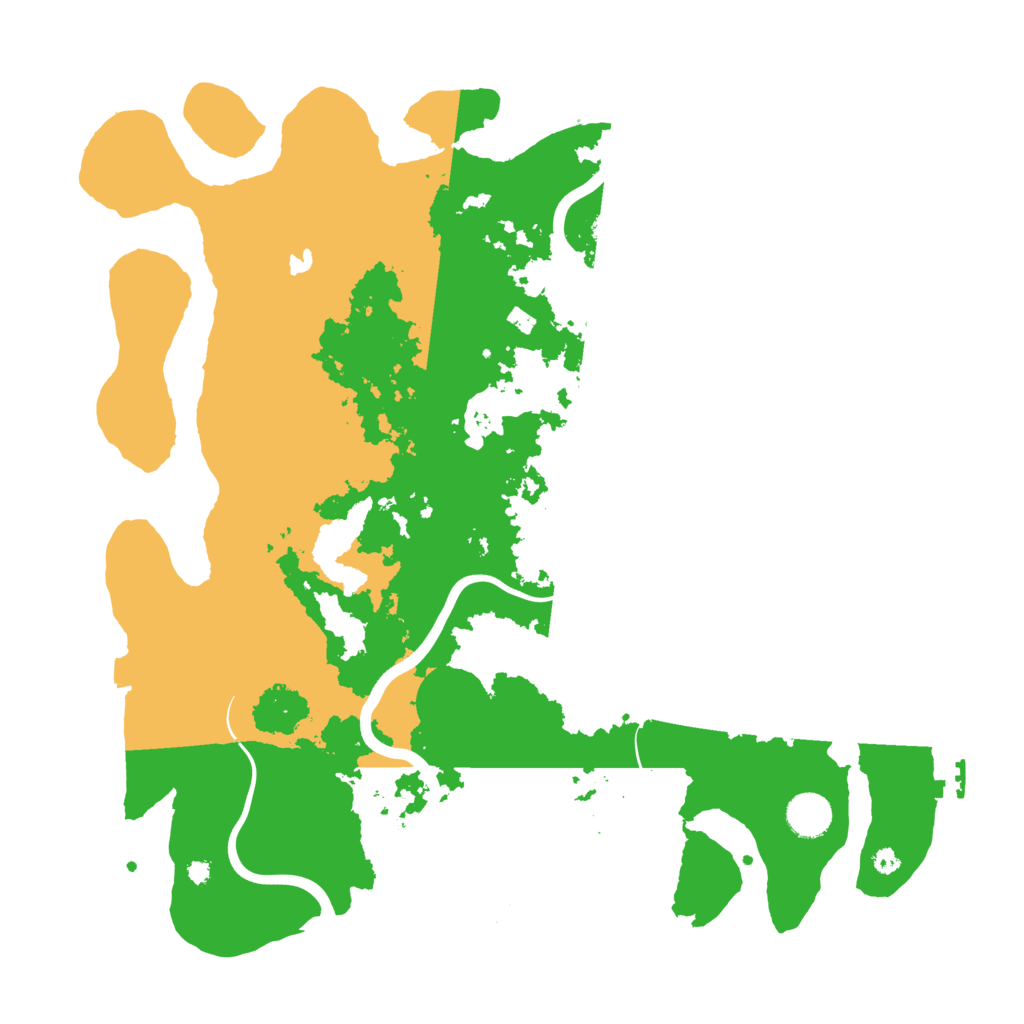Biome Rust Map: Procedural Map, Size: 4000, Seed: 11712