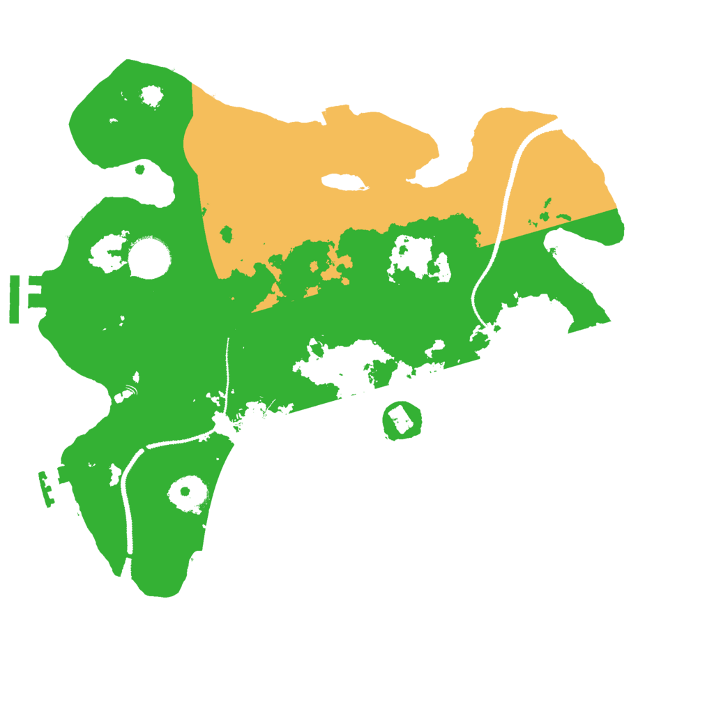 Biome Rust Map: Procedural Map, Size: 3000, Seed: 1255119694