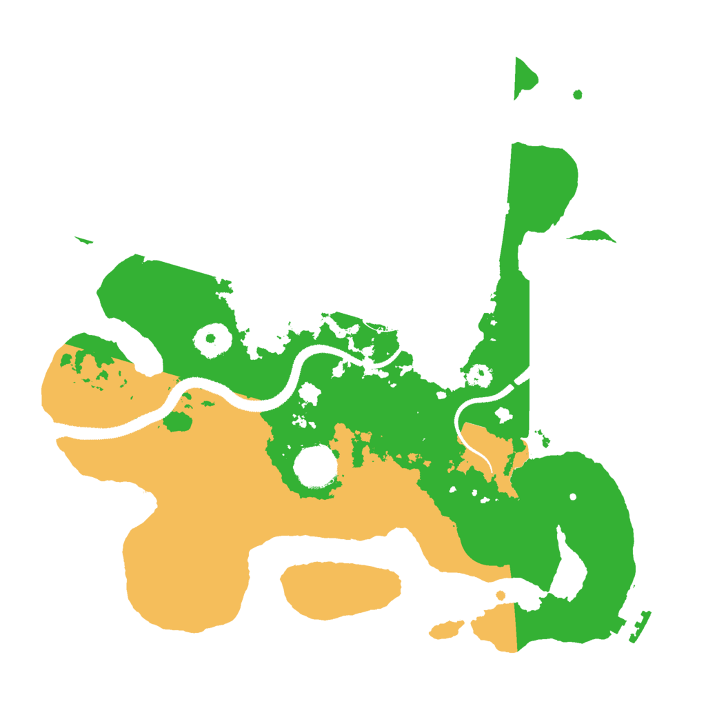 Biome Rust Map: Procedural Map, Size: 3000, Seed: 257299601