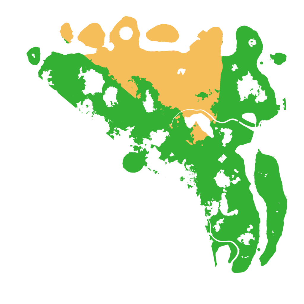 Biome Rust Map: Procedural Map, Size: 4000, Seed: 491810349