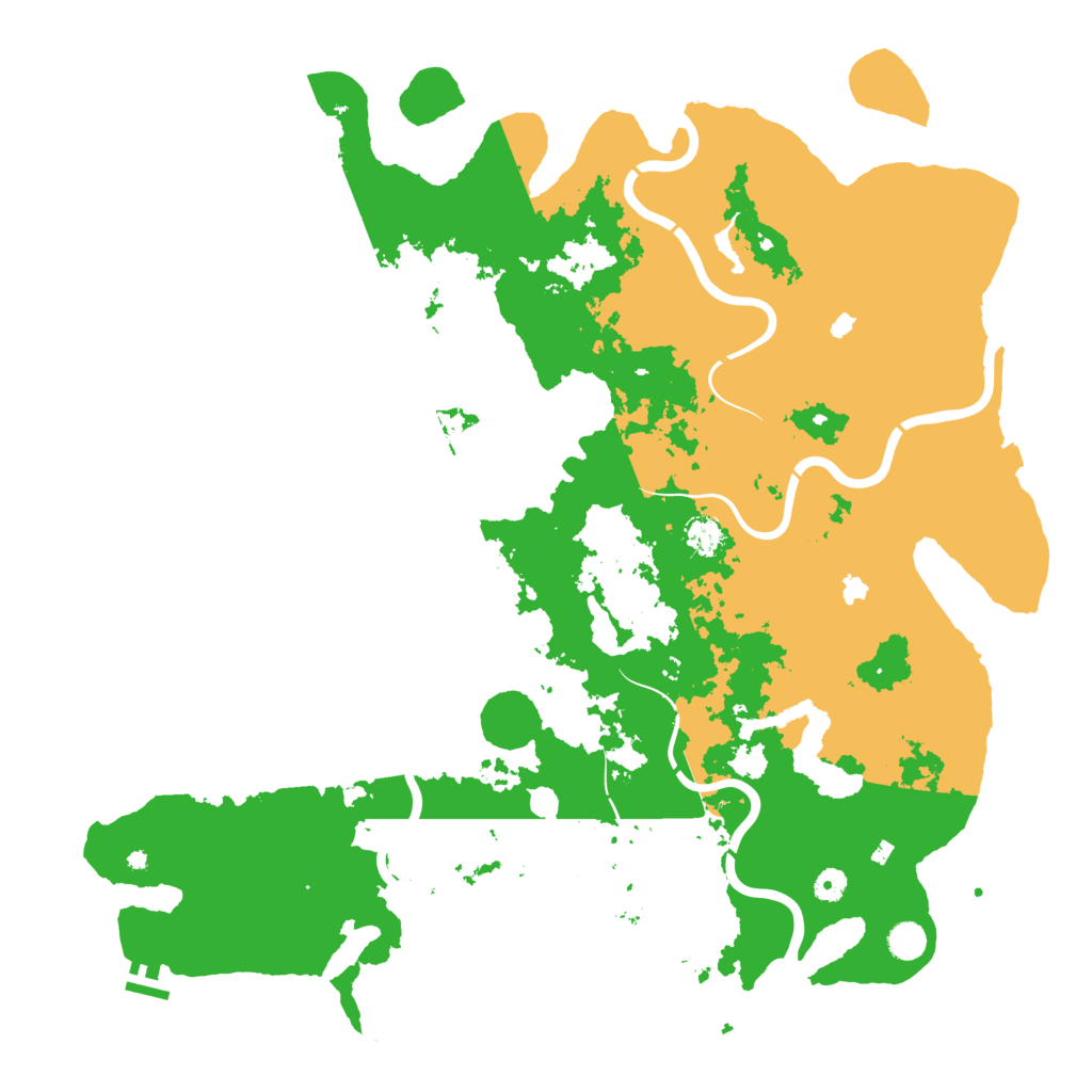 Biome Rust Map: Procedural Map, Size: 5000, Seed: 2109466644