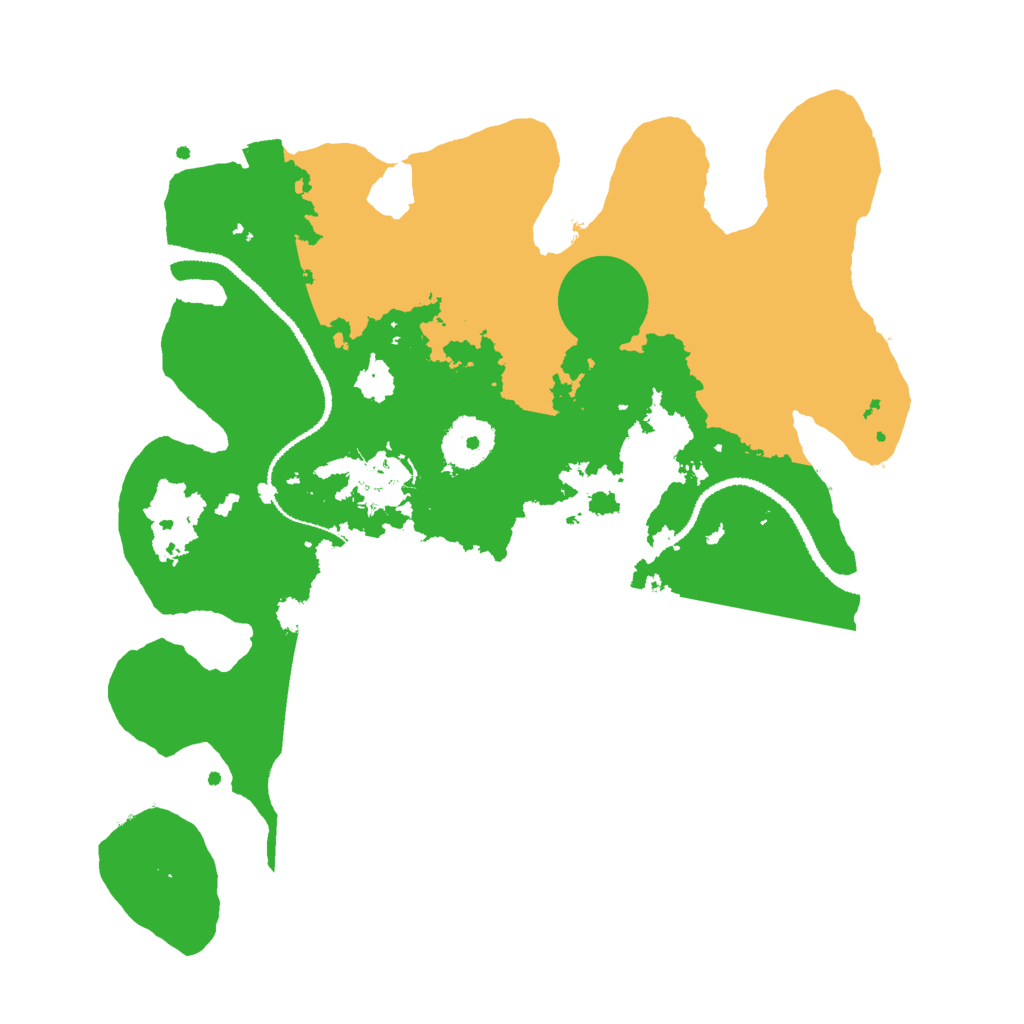 Biome Rust Map: Procedural Map, Size: 3000, Seed: 783337982