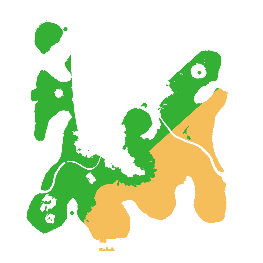 Biome Rust Map: Procedural Map, Size: 2650, Seed: 64065