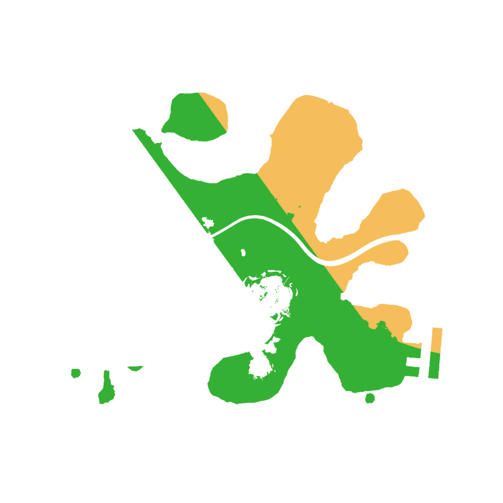 Biome Rust Map: Procedural Map, Size: 2000, Seed: 345678