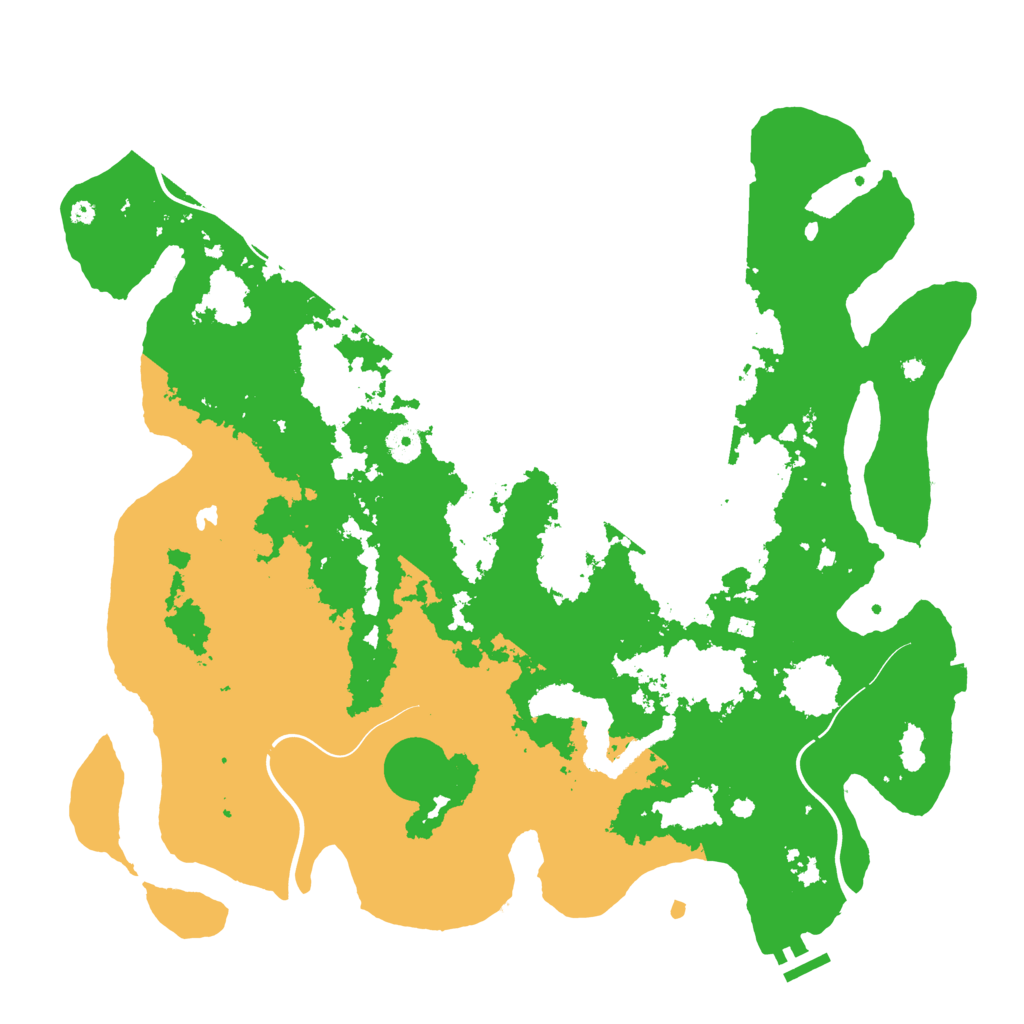Biome Rust Map: Procedural Map, Size: 4250, Seed: 125458