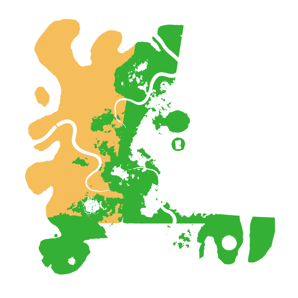 Biome Rust Map: Procedural Map, Size: 3600, Seed: 2027884239