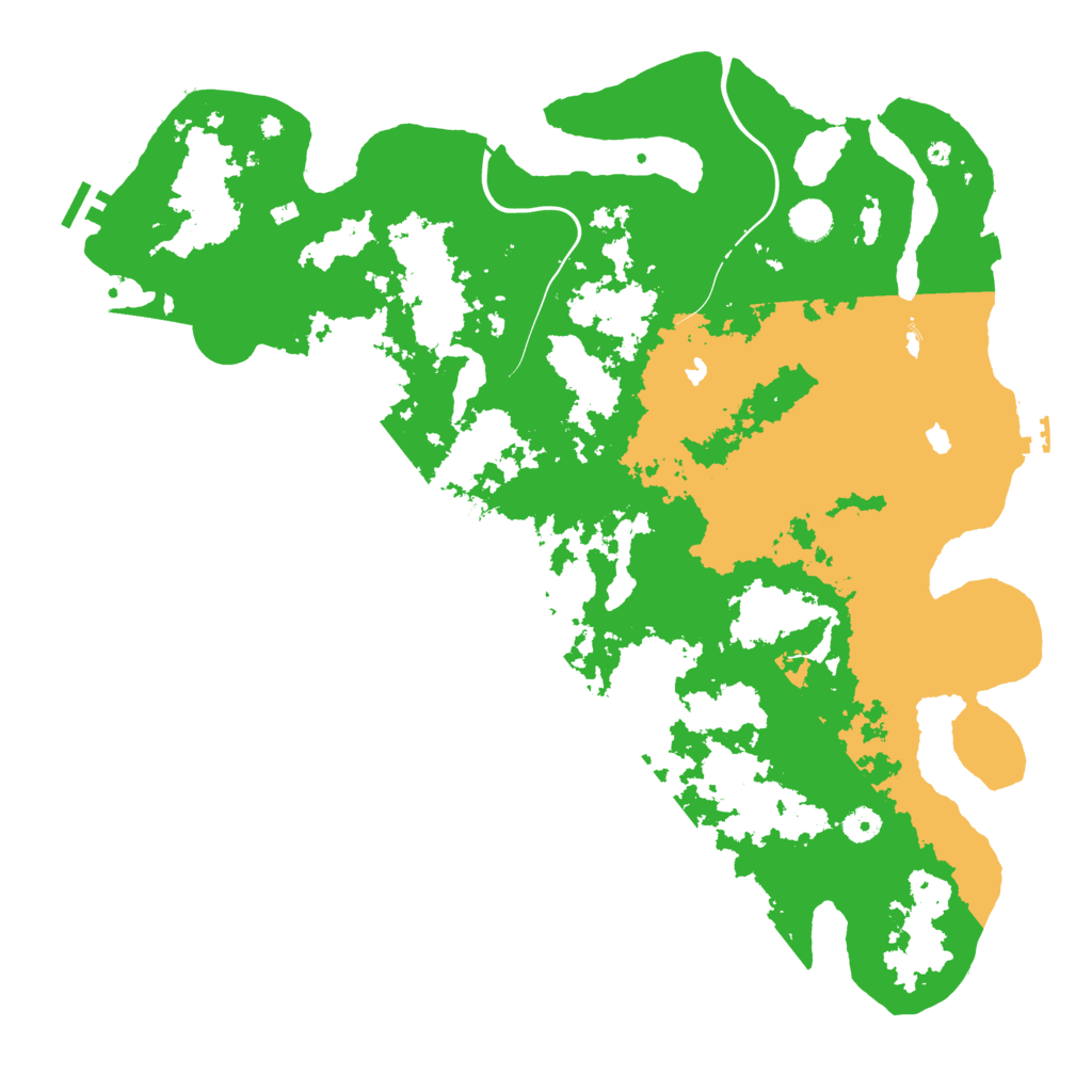 Biome Rust Map: Procedural Map, Size: 4550, Seed: 26318227