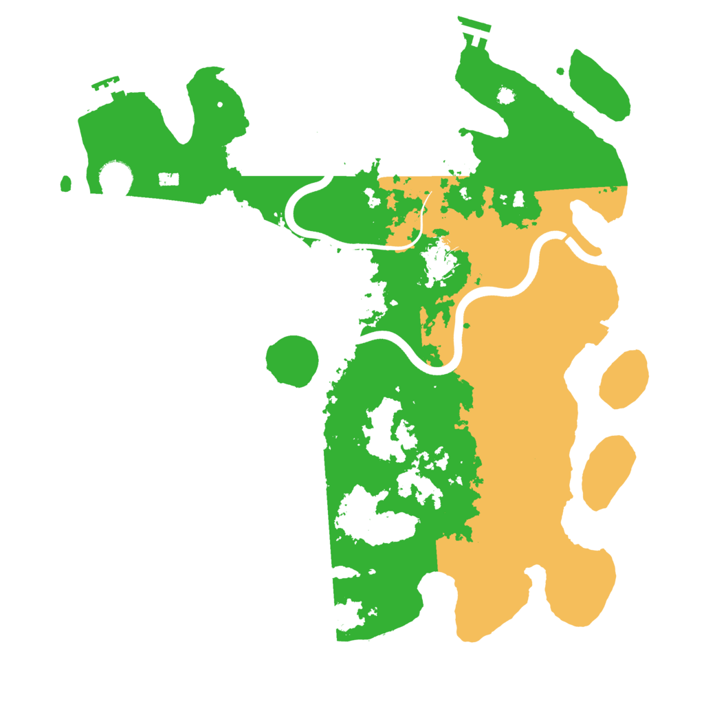 Biome Rust Map: Procedural Map, Size: 3750, Seed: 23123
