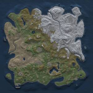 Thumbnail Rust Map: Procedural Map, Size: 4250, Seed: 1555683558, 16 Monuments