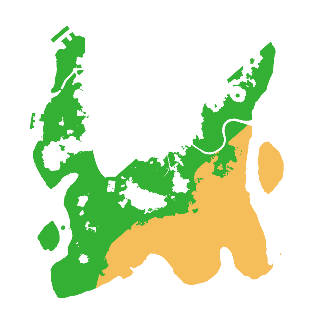 Biome Rust Map: Procedural Map, Size: 3000, Seed: 22078