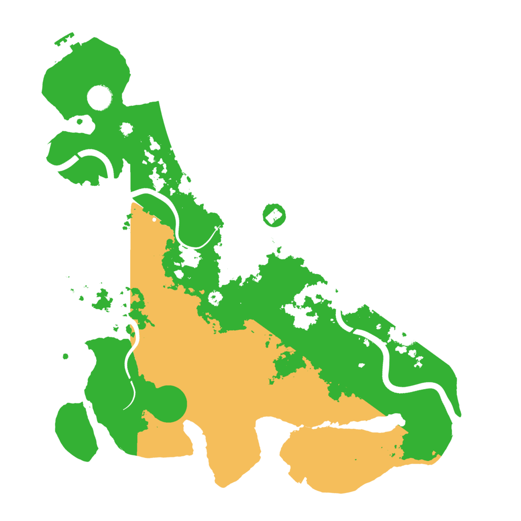 Biome Rust Map: Procedural Map, Size: 3700, Seed: 2123873875