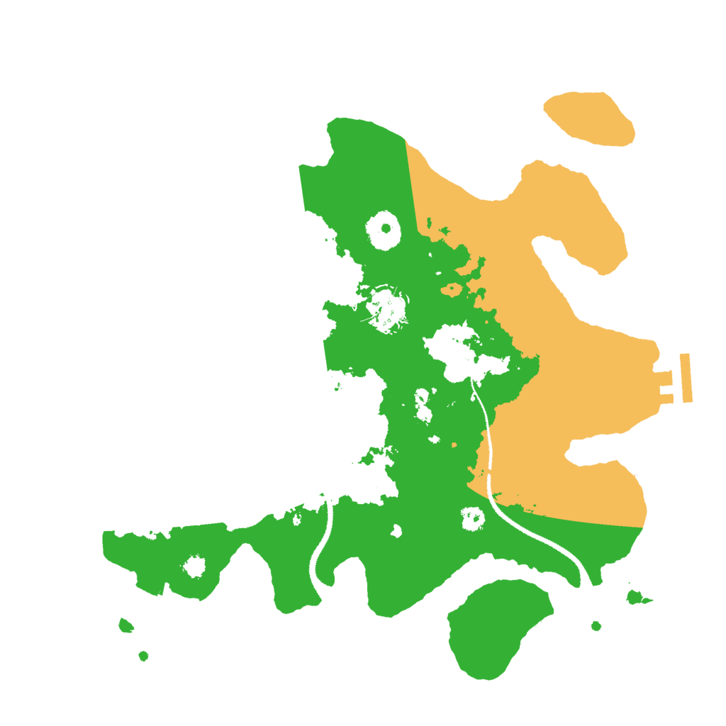 Biome Rust Map: Procedural Map, Size: 3000, Seed: 966733319