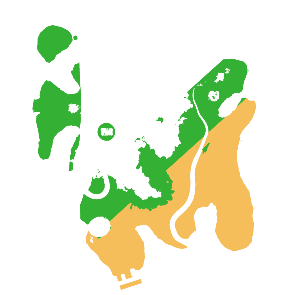 Biome Rust Map: Procedural Map, Size: 2675, Seed: 64065