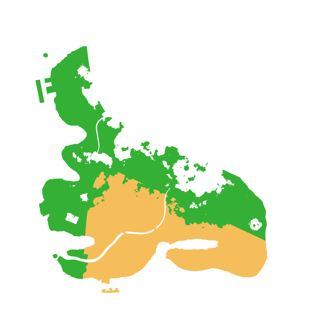 Biome Rust Map: Procedural Map, Size: 2700, Seed: 73500