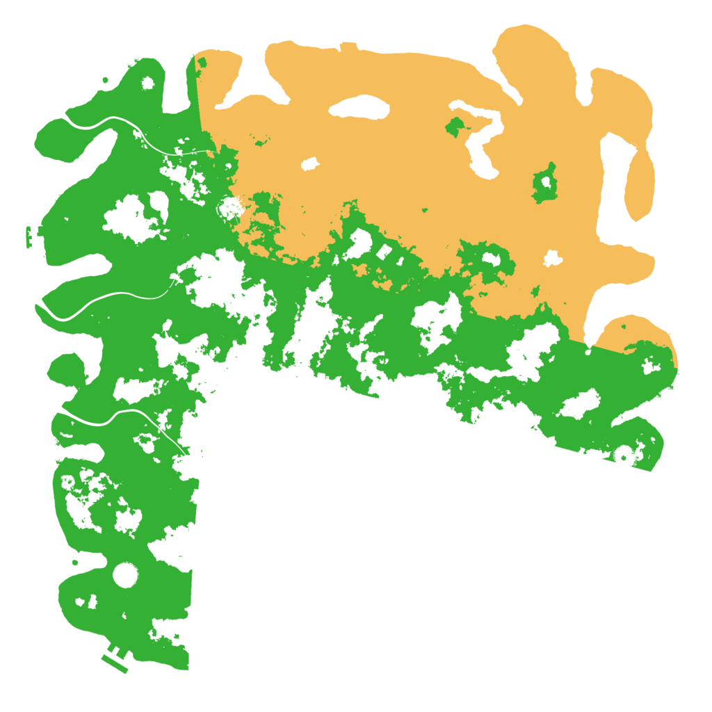 Biome Rust Map: Procedural Map, Size: 5000, Seed: 51559