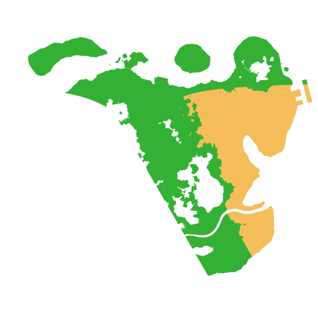 Biome Rust Map: Procedural Map, Size: 2750, Seed: 81000