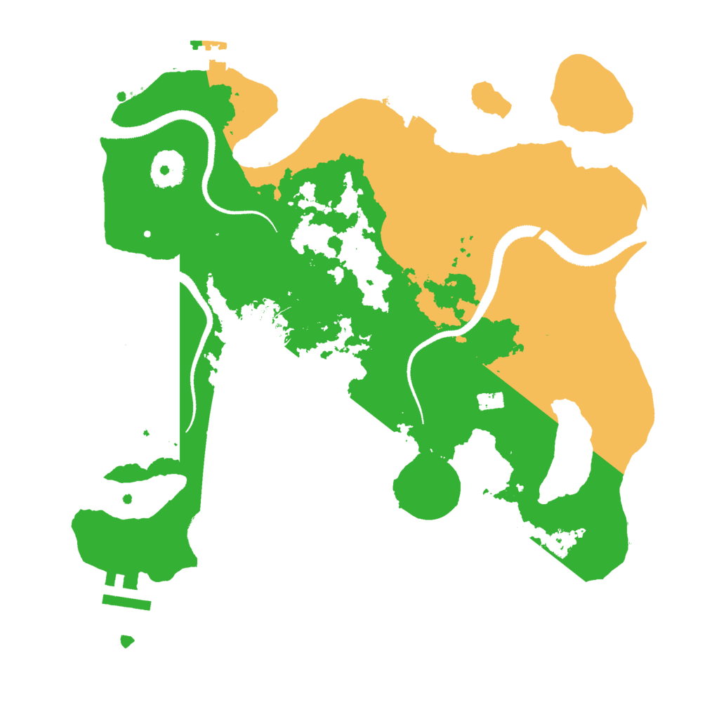 Biome Rust Map: Procedural Map, Size: 3000, Seed: 456782